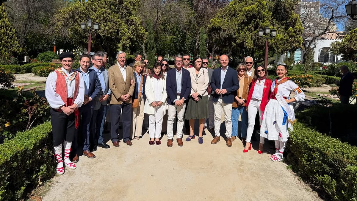 Gonzalo Capellán durante los festejos de San Mateo con la comunidad riojana en Chile