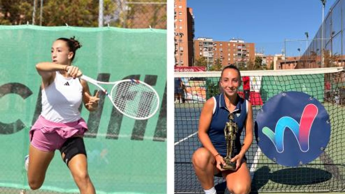 Carlota Luján, tenista de Torrejón de Ardoz, ganadora del ITF J30 Open Internacional Junior de Alcalá de Henares
