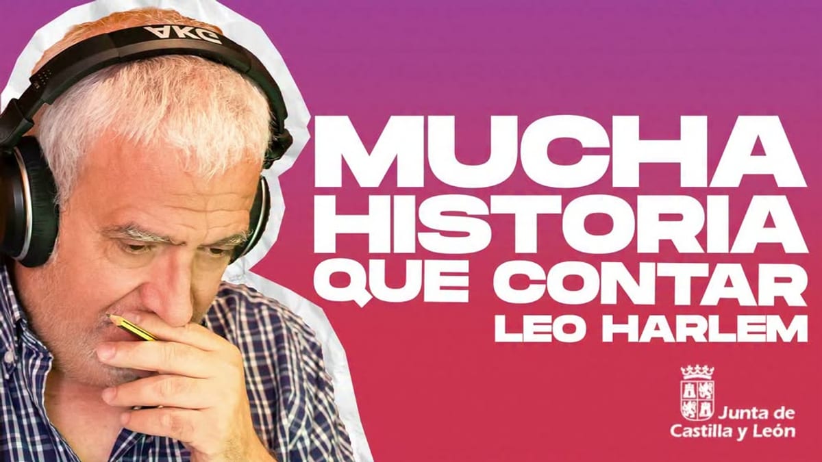 Cartel informativo sobre la Carta Puebla de Brañosera del año 824, presentado por Leo Harlem de la Junta de Castilla y León