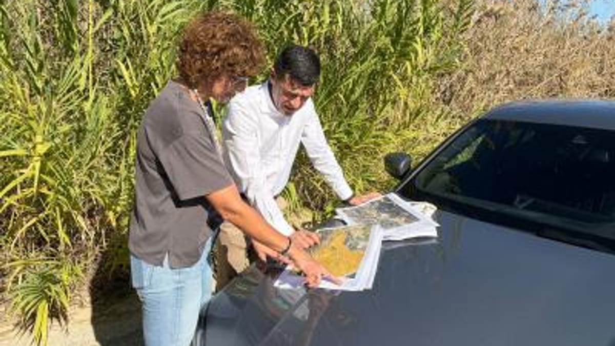 Trabajos de cartografía de inundaciones realizados por la Generalitat Valenciana en zonas afectadas por la dana Adam en Safor y Marina Alta