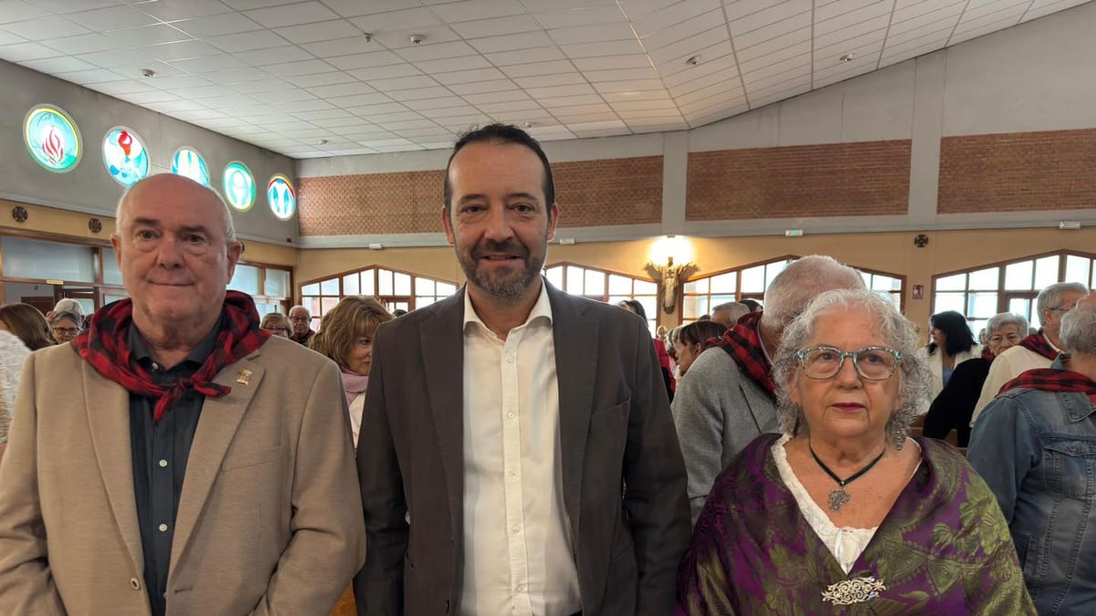 Celebración de la Virgen del Pilar en la Casa de Aragón de Albacete con misa baturra y ofrenda floral