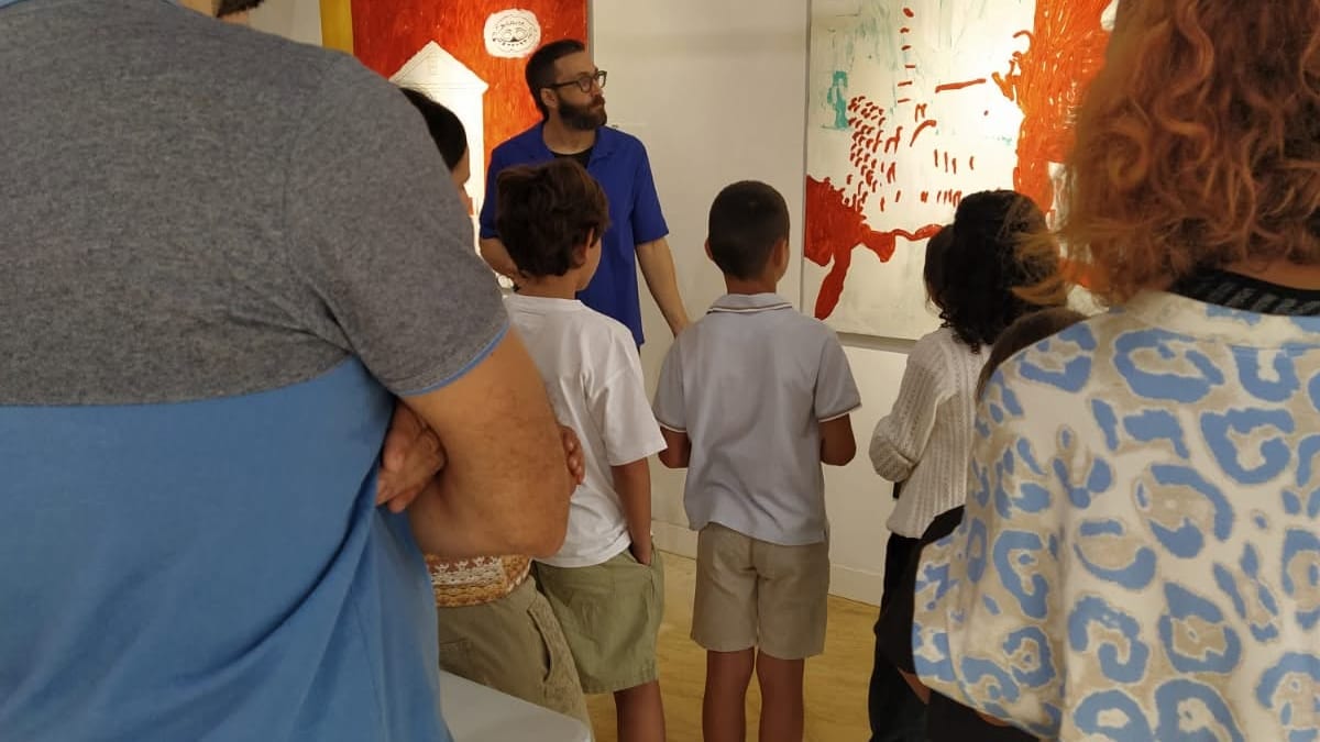 Visita guiada y taller familiar en el 29.º Salón de Otoño de Pintura de Huelva, Casa Colón