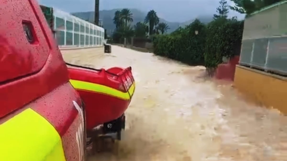 Resumen de la actuación del Ayuntamiento de Castellón durante las inundaciones por lluvias intensas, con participación de servicios de emergencia SPEIS