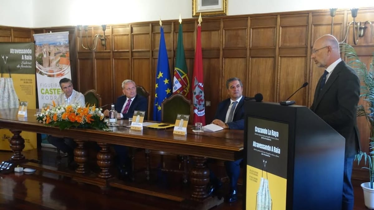 Cartel de las III Jornadas Cruzando La Raya Sabores de la Frontera entre Castilla y León y Portugal