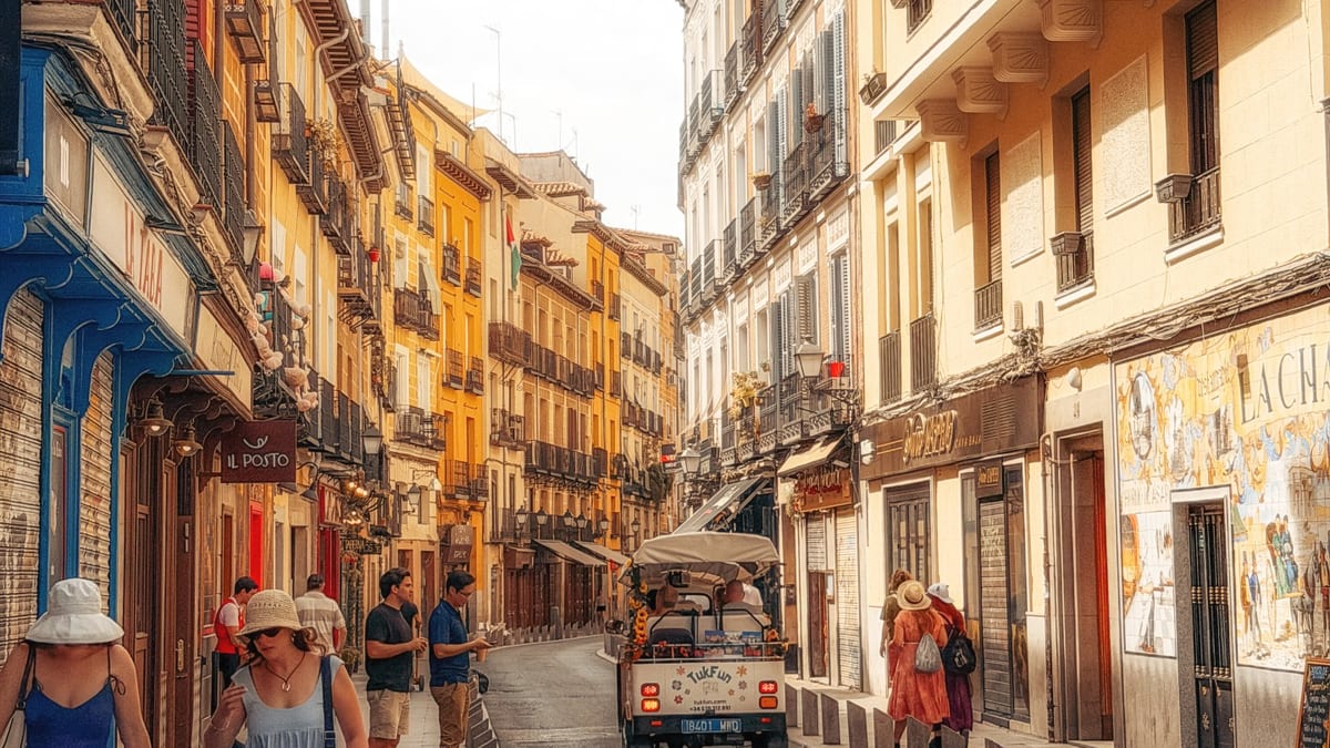 Cava Baja en Madrid, histórica calle que fue parte del sistema defensivo medieval