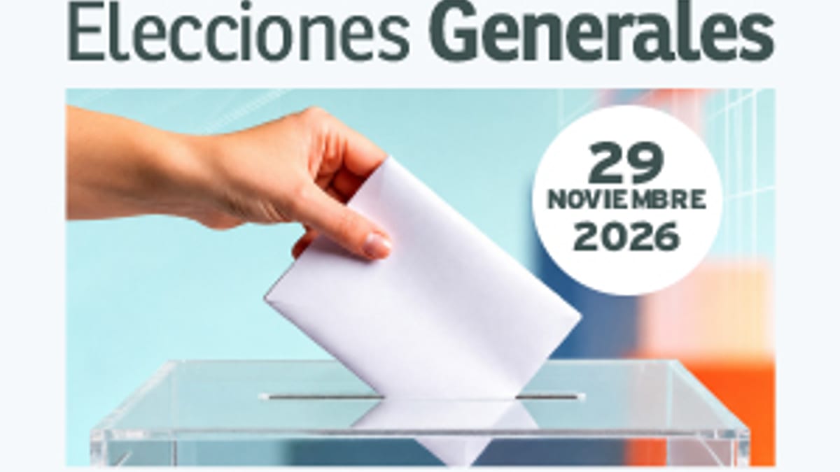 Cartel informativo sobre consulta y reclamaciones del censo electoral en Alcalá de Henares del 12 al 19 de octubre para las elecciones generales del 29 de noviembre de 2026