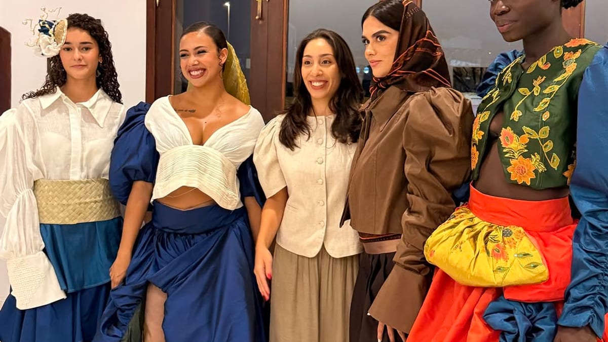Inauguración de Non Trubada en el Centro de Arte Juan Ismael, exposición de la creadora majorera Luana Curbelo con desfile de sus creaciones