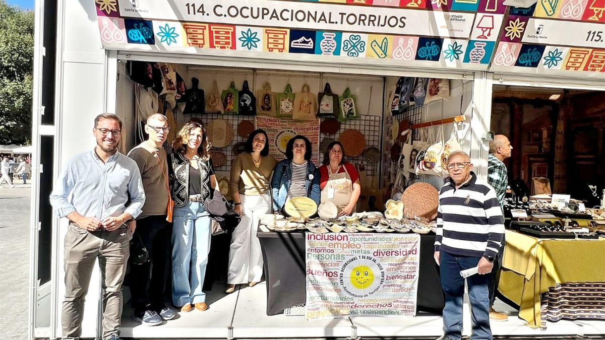Productos artesanales del Centro Ocupacional Dr. José Portero de Torrijos en FARCAMA