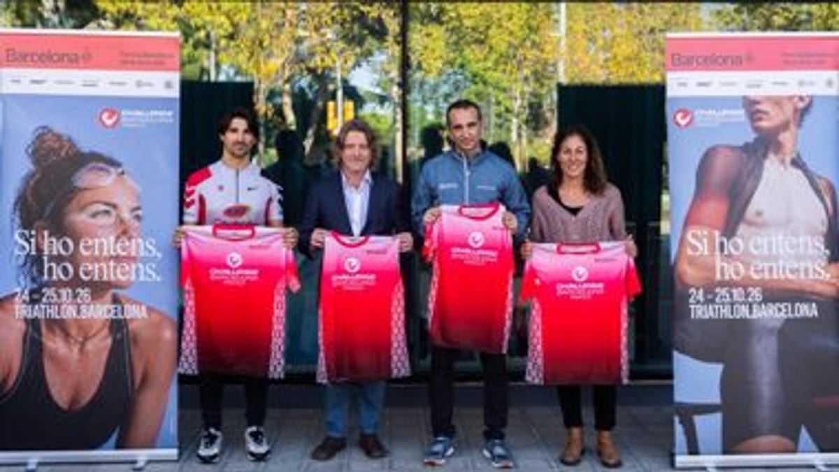 Banner del Challenge Barcelona Triatló 2026 con el lema 'Si hemos llegado tan lejos'