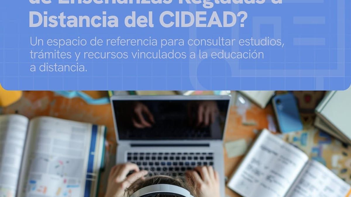 Portal del CIDEAD - Centro Integrado de Enseñanzas Regladas a Distancia del Ministerio de Educación, Formación Profesional y Deportes