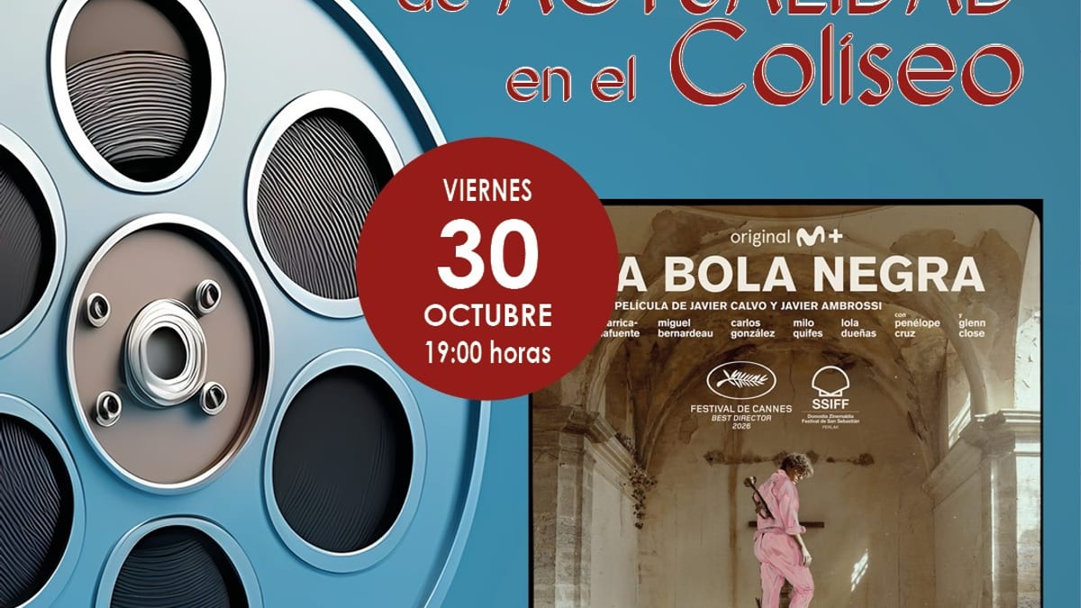 Cartel de La Bola Negra, película de Javier Calvo y Javier Ambrossi, con Penélope Cruz y Glenn Close, ganadora del premio al Mejor Director en el Festival de Cannes