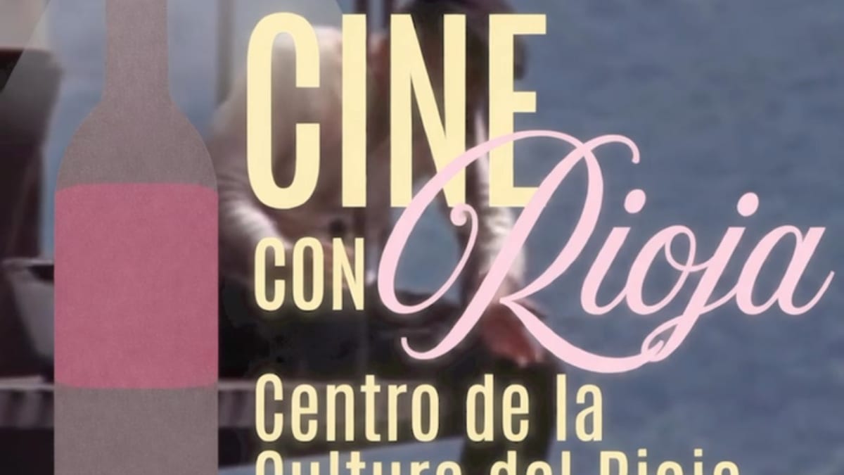 Cartel promocional del ciclo Cine con Rioja del Centro de la Cultura del Rioja de Logroño