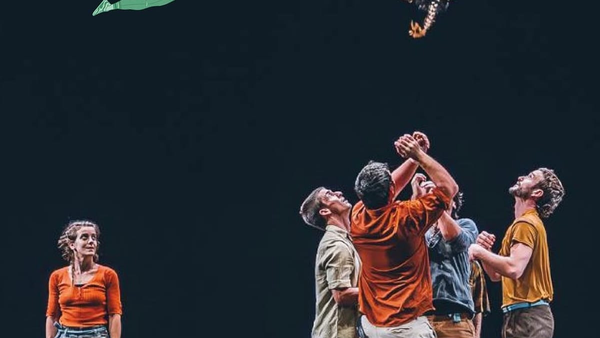 Cartel promocional de Circo a Escena con funciones de Eunoia Kolektiva, Toti Toronell y PSiRC en Figueres, Olot y Granollers