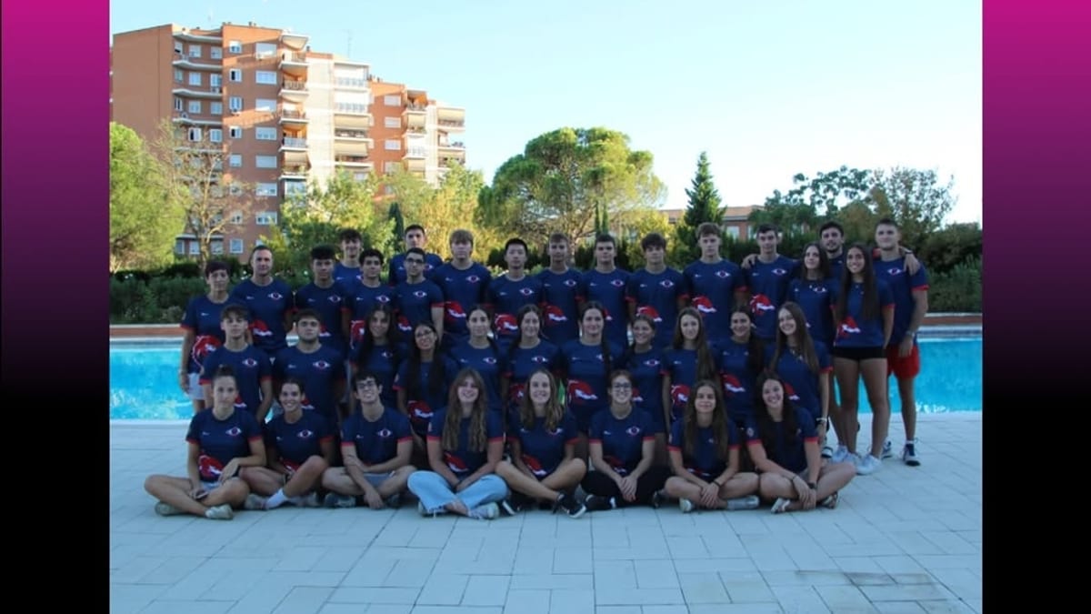 Cartel del XXII Circuito Open de Invierno Madrid con fechas 31 de octubre y 1 de noviembre en el Centro de Natación M-86
