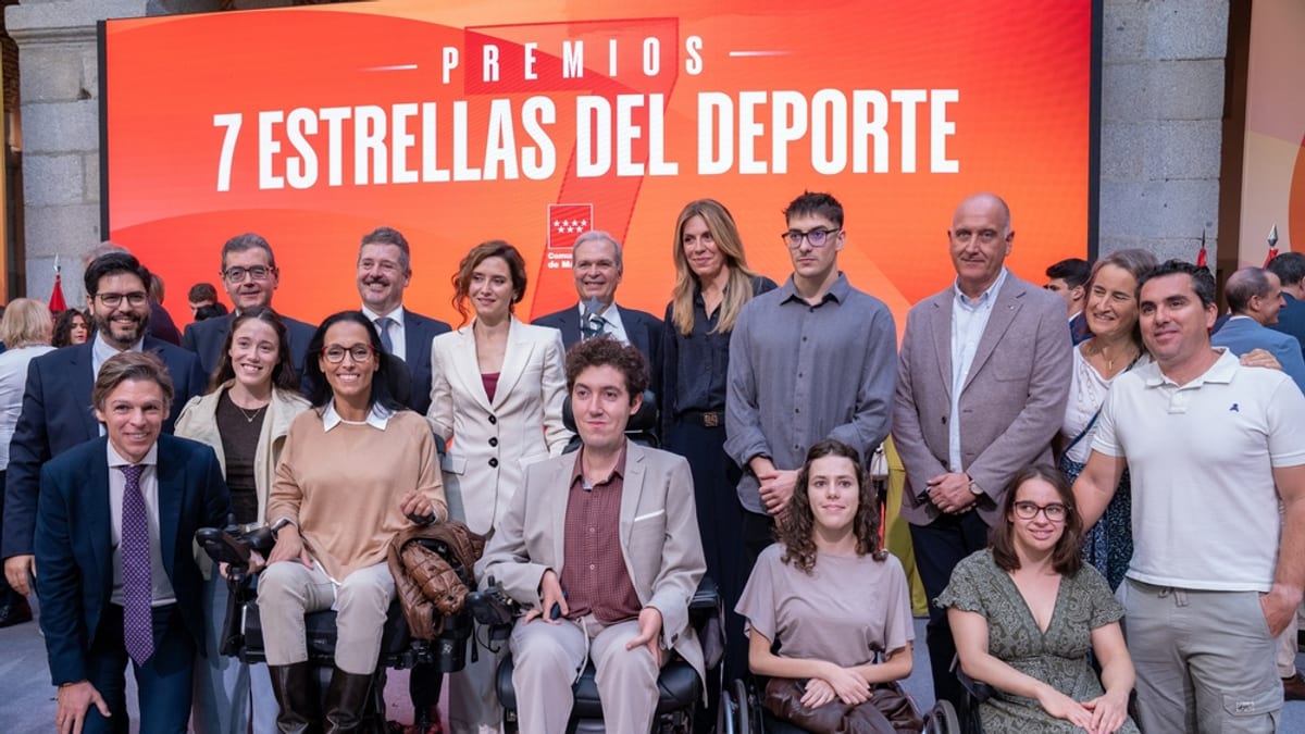 Club de Natación Pozuelo en los Premios 7 Estrellas del deporte madrileño