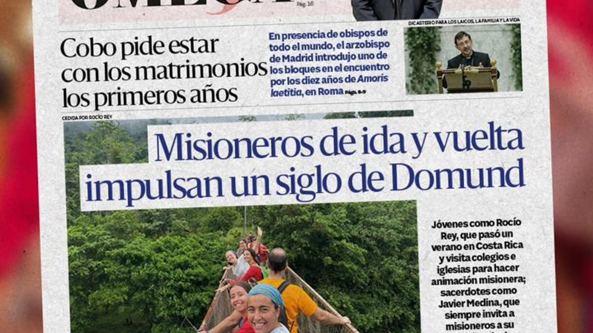 Portada del nuevo número de 'Alfa y Omega' con temas sobre matrimonios, misiones y Domund