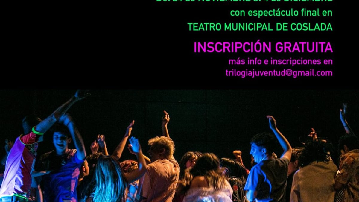 Cartel del proyecto COLAPSO: proyecto de creación comunitaria sobre crisis ecosocial para jóvenes de Coslada, noviembre-diciembre
