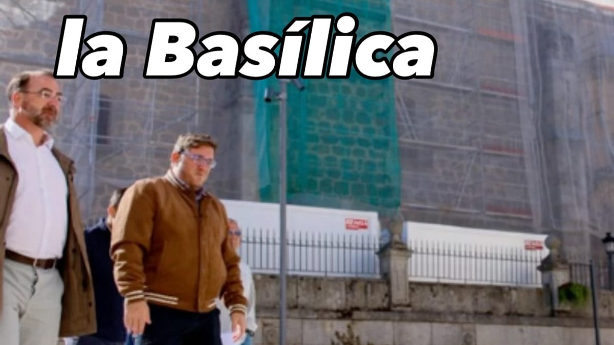 El Alcalde de Colmenar Viejo junto al Concejal de Calidad y Mantenimiento presentan la remodelación del entorno de la Basílica