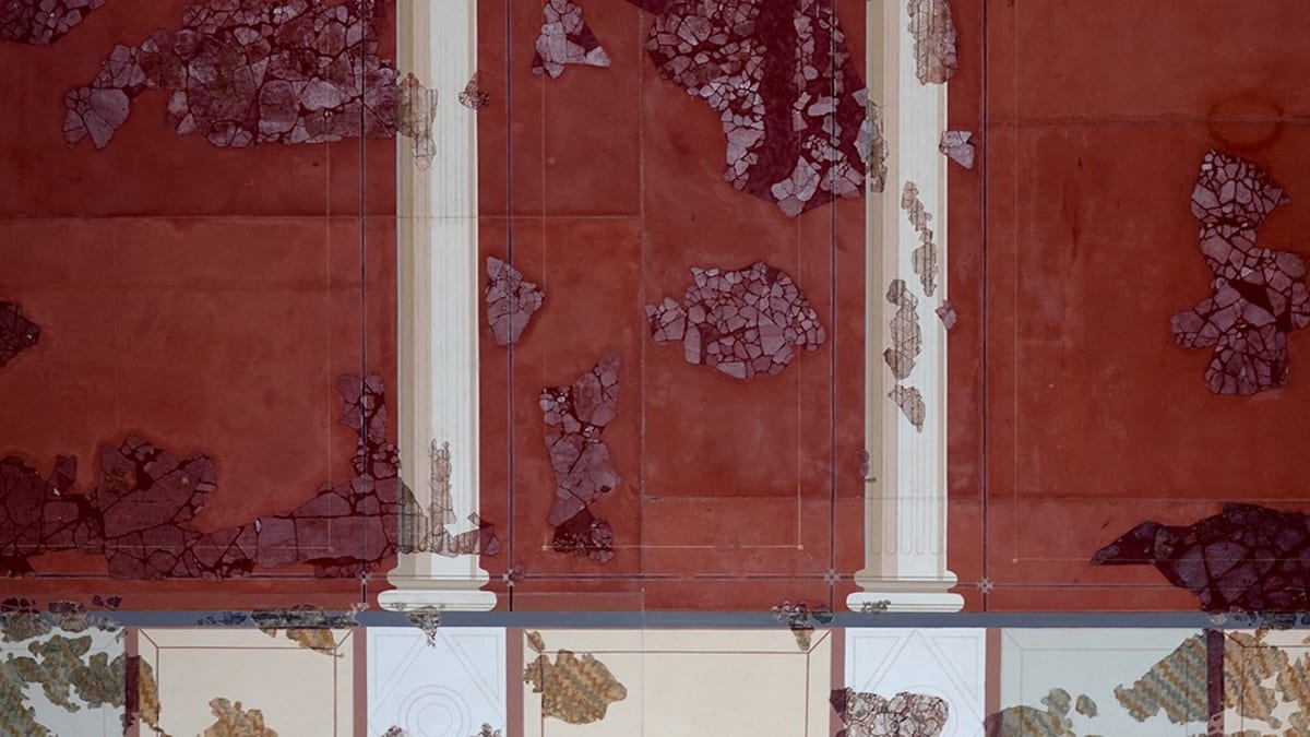 Mosaico romano de Complutum, ciudad arqueológica en Alcalá de Henares