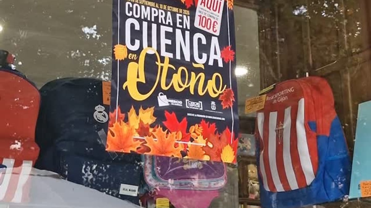 Campaña promocional de compras en Cuenca con vales de 100 euros para otoño