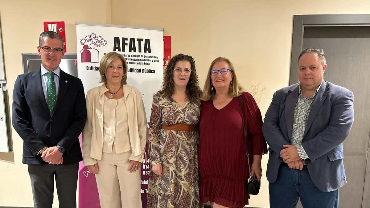 Concejales de Talavera de la Reina en la comida solidaria organizada por AFATA