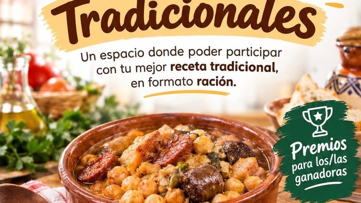 Cartel promocional del Concurso Fogones Tradicionales para mayores en Pinto, 29 de octubre