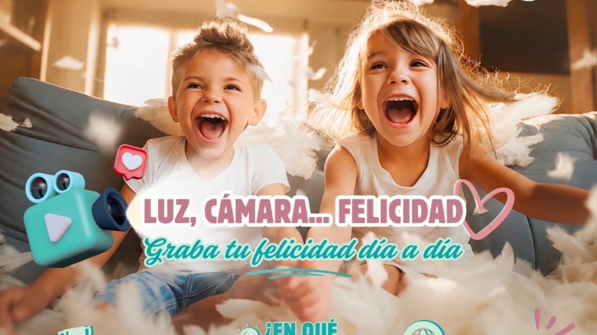 Cartel del Concurso de Reels del 1er Mes de la Felicidad del Ayuntamiento de Castellón con información sobre premios y participación
