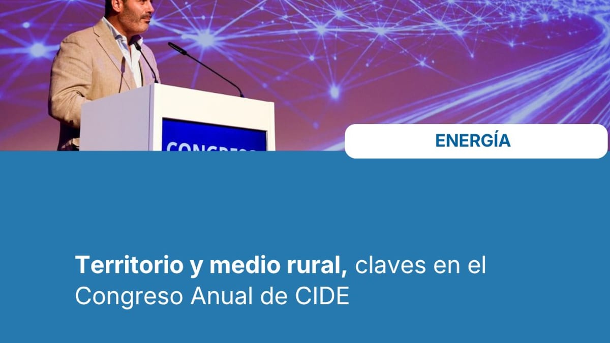 Antonio Aragón en la inauguración del Congreso Anual de CIDE, la Asociación de Distribuidores de Energía Eléctrica en Cádiz