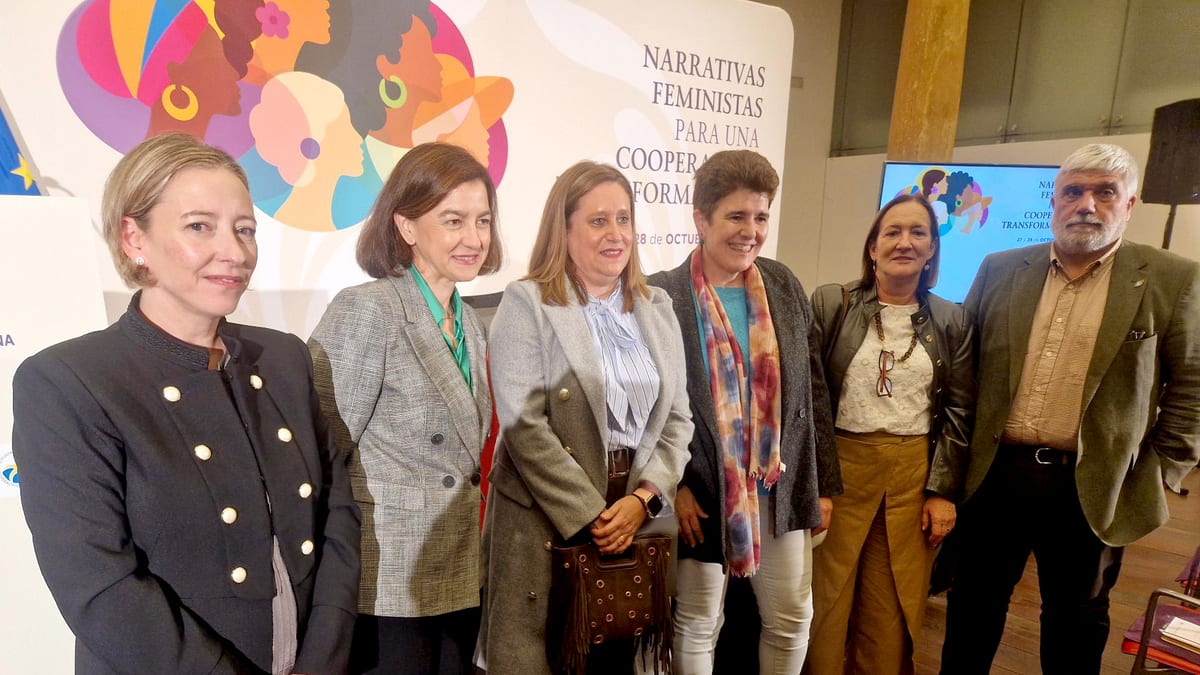 Consejera de Derechos Sociales durante las jornadas sobre narrativas feministas para una cooperación transformadora