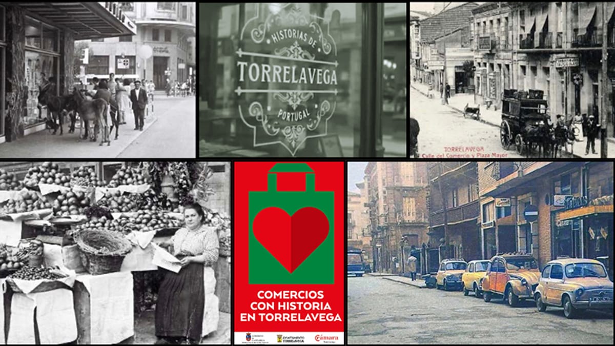 Portada del libro 'Comercios con historia en Torrelavega' editado por la Cámara de Comercio