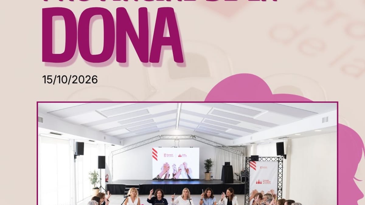 Sesión del Consell Provincial de la Dona de la Diputación de Castellón donde se aprueba la propuesta de distinción para M.ª Dolores Guillamón