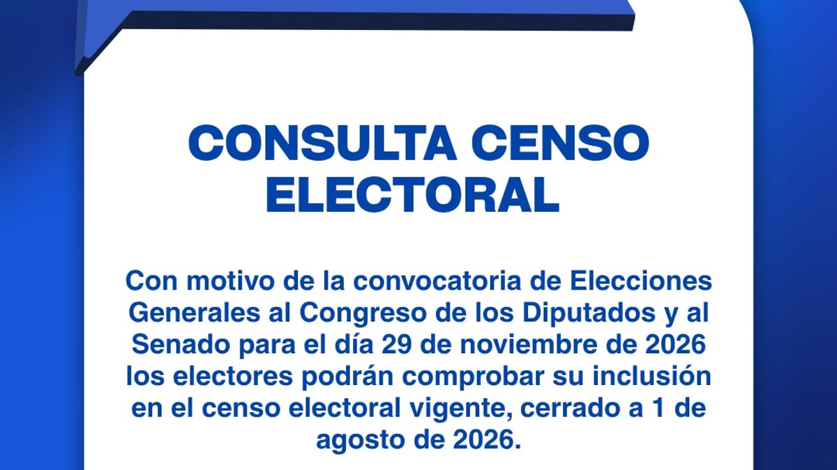 Bando del Ayuntamiento de Paracuellos de Jarama sobre consulta del censo electoral para elecciones generales 2026