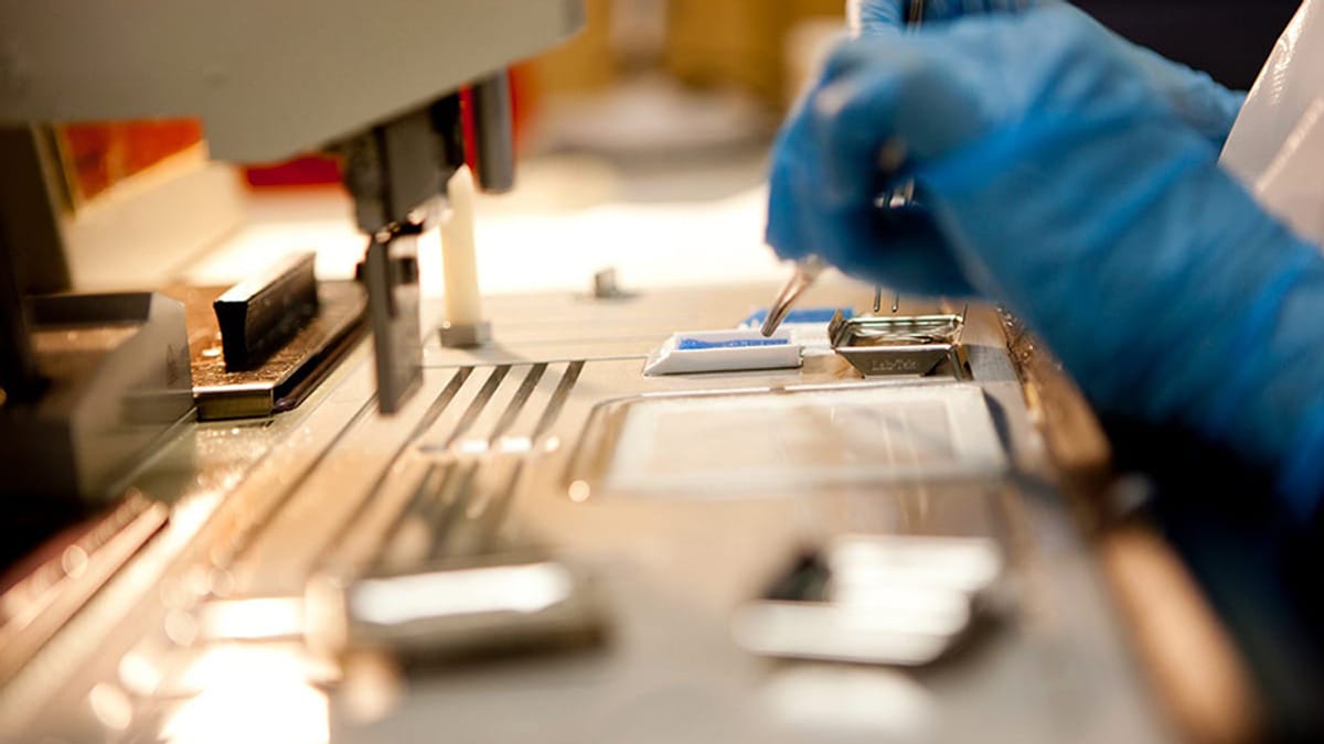 Laboratorio clínico del SAS realizando pruebas de análisis
