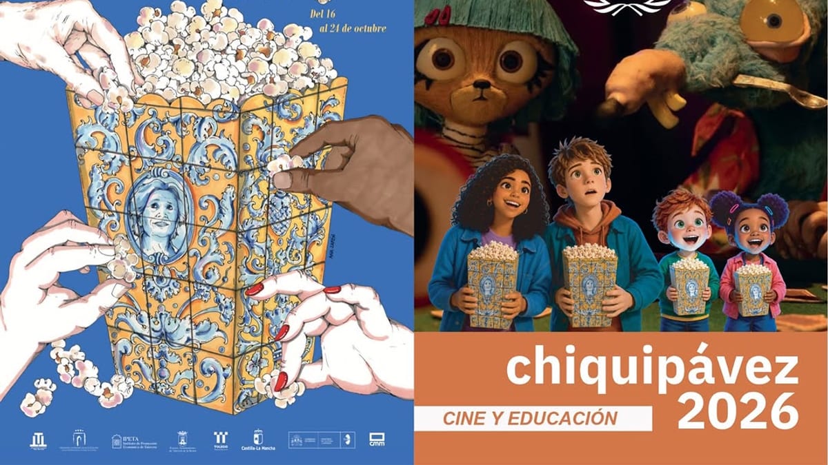 Cartel del Festival Internacional de Cine de Valverde de la Reina XIII edición con Premios Pávez y programa Chiquipávez Cine y Educación 2026