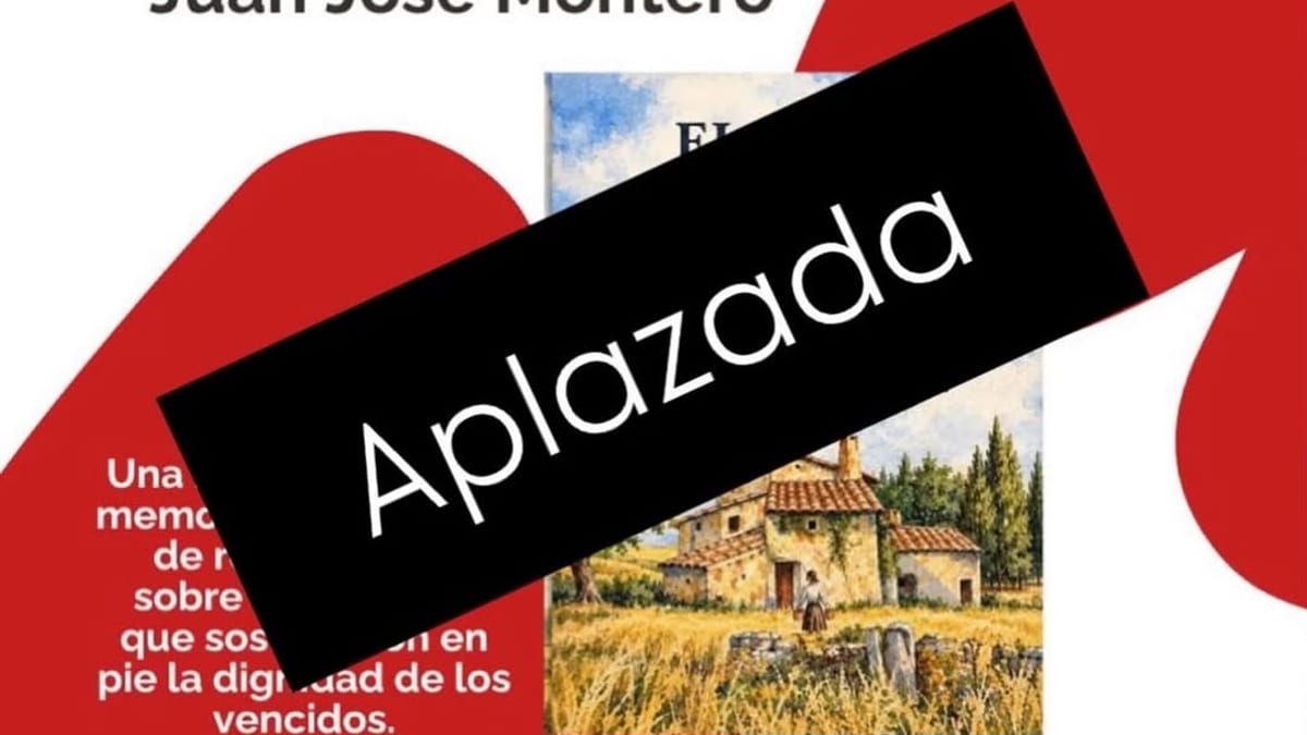 Cartel de aplazamiento de actividades culturales de Coslada por luto oficial