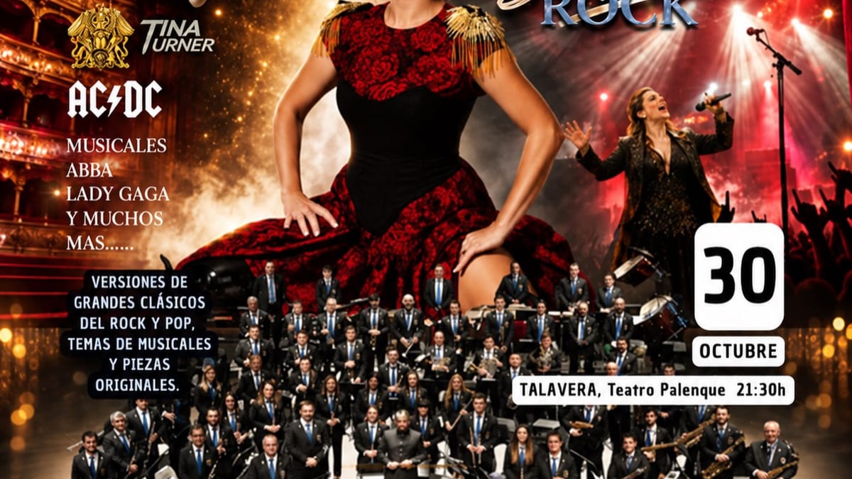Cartel del espectáculo Sinfónico de Cristina Ramos con Talavera de la Reina
