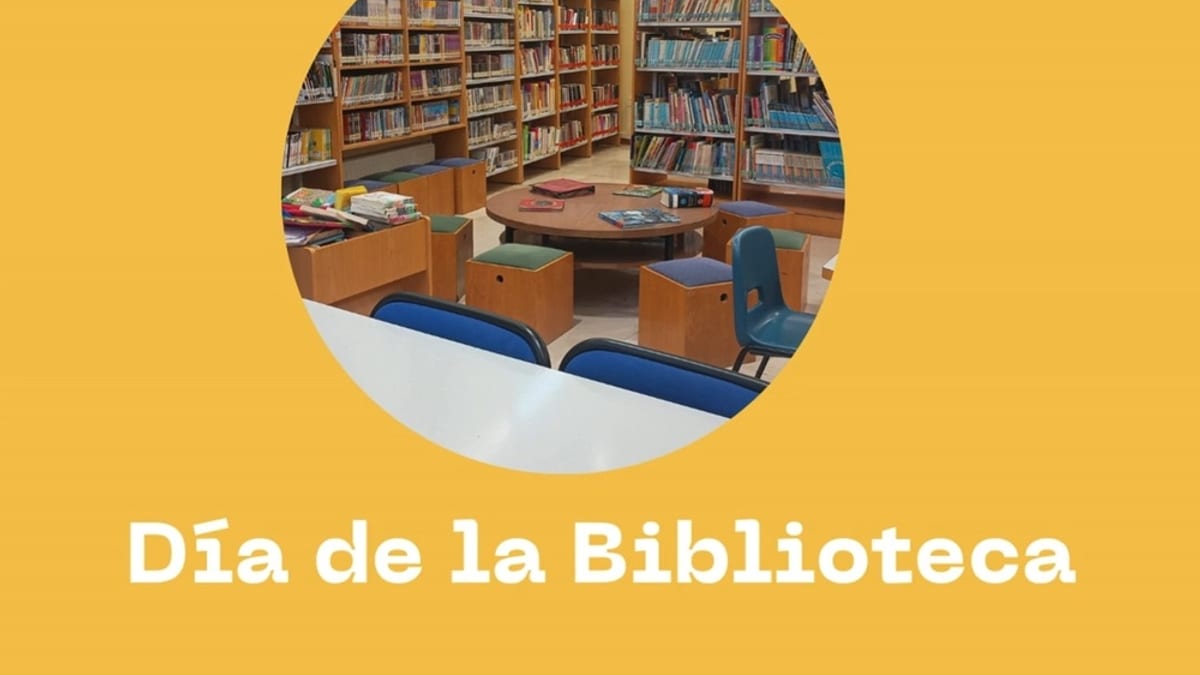 Cartel del Día de la Biblioteca 2026 de la Red de Bibliotecas Municipales de Cuenca