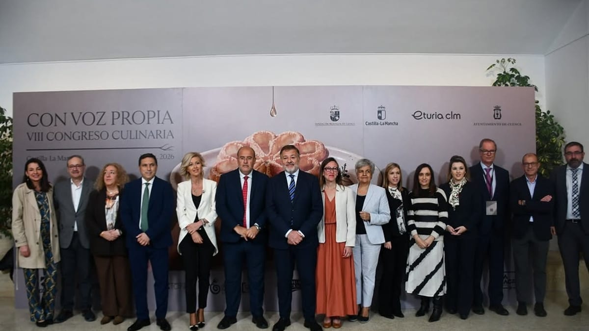 Inauguración del VIII Congreso Culinaria 2026 en Cuenca con representantes institucionales regionales y locales