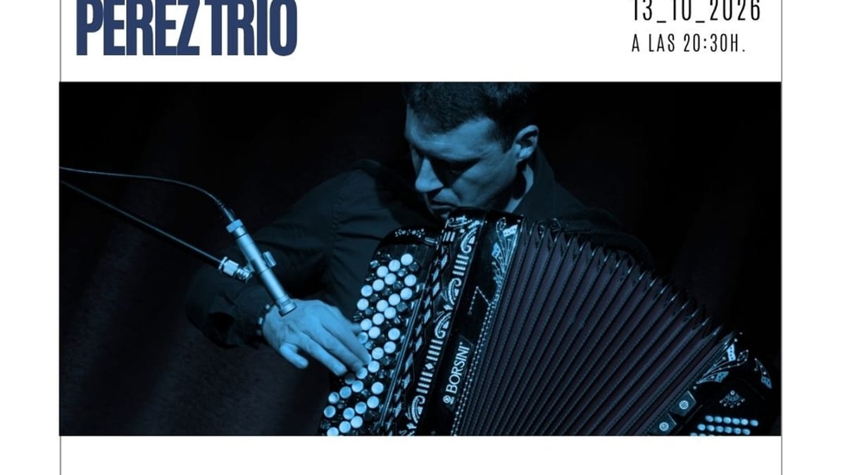 Cartel del concierto del Daniel Pérez Trío en el Auditorio de Cuenca