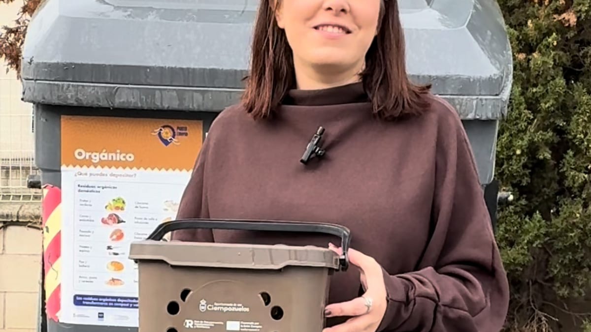 Lucía Balandín, concejala de Gestión de Residuos de Ciempozuelos, en vídeo informativo sobre descuentos en tasa de basura