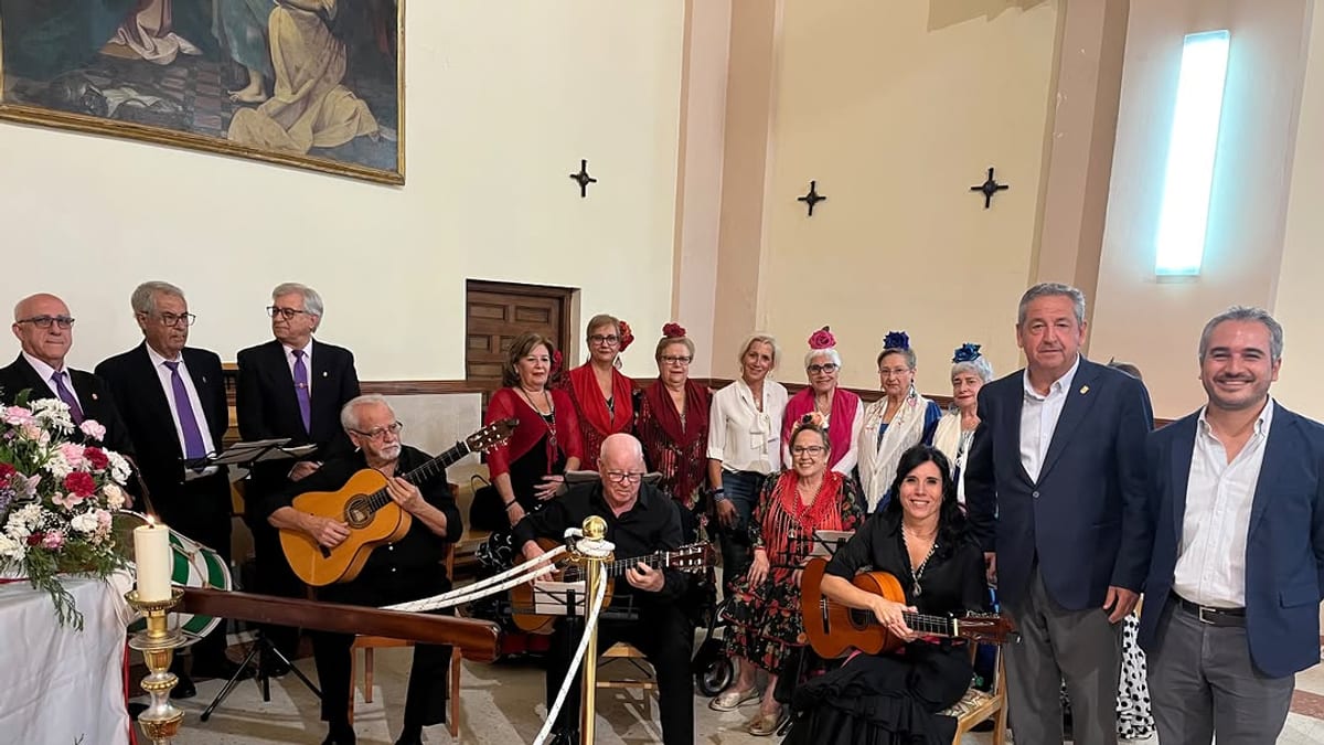 Misa rociera de despedida de la Virgen del Rocío en Pinto con participación del Coro Aires Andaluces