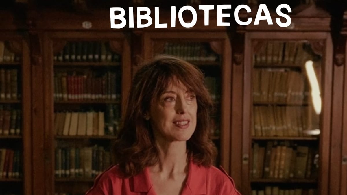 Cartel del Día de las Bibliotecas 2026 del Ministerio de Cultura con el lema «Sin profesionales no hay bibliotecas»