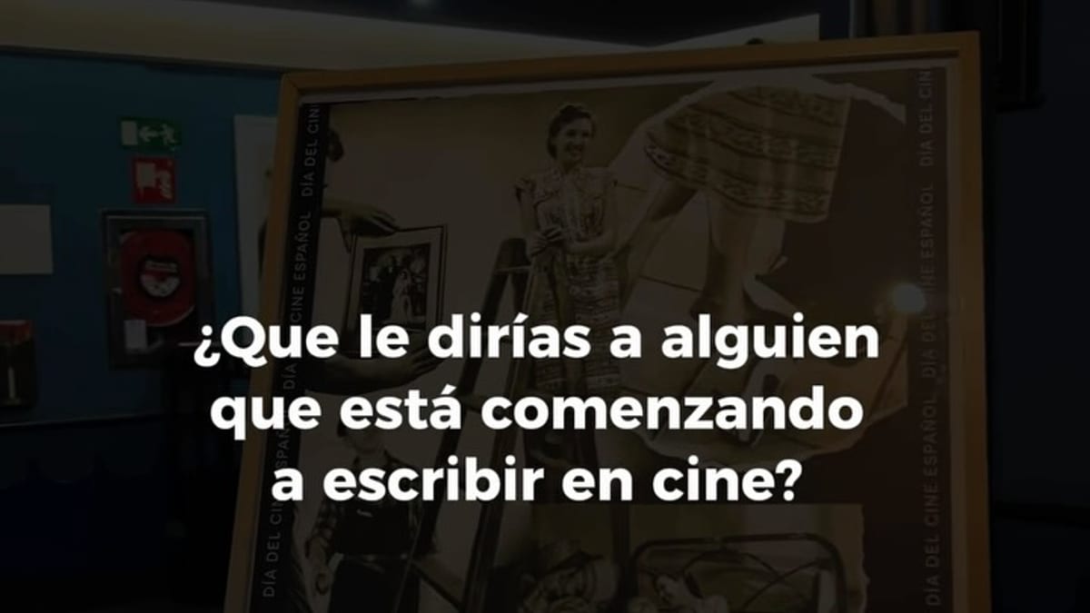 Cartel de la sexta edición del Día del Cine Español con información sobre sesiones gratuitas en la Filmoteca Española