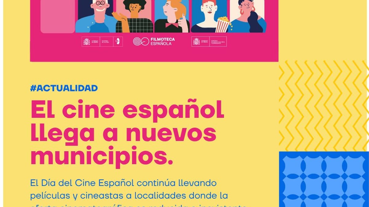 Cartel del Día del Cine Español 2026, sexto aniversario, organizado por el Ministerio de Cultura a través del ICAA
