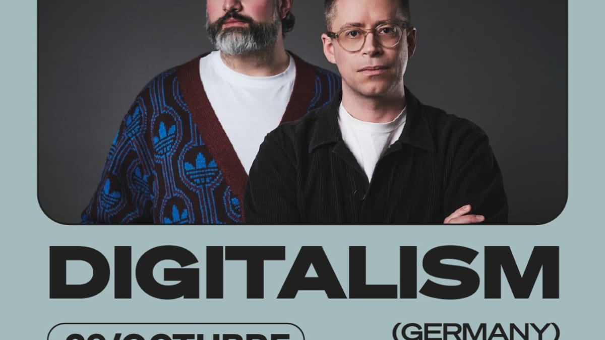 Cartel promocional de Digitalism en Estéreo Parque Edición Especial Otoño 2026, con información del concierto del 29 de octubre en Cádiz