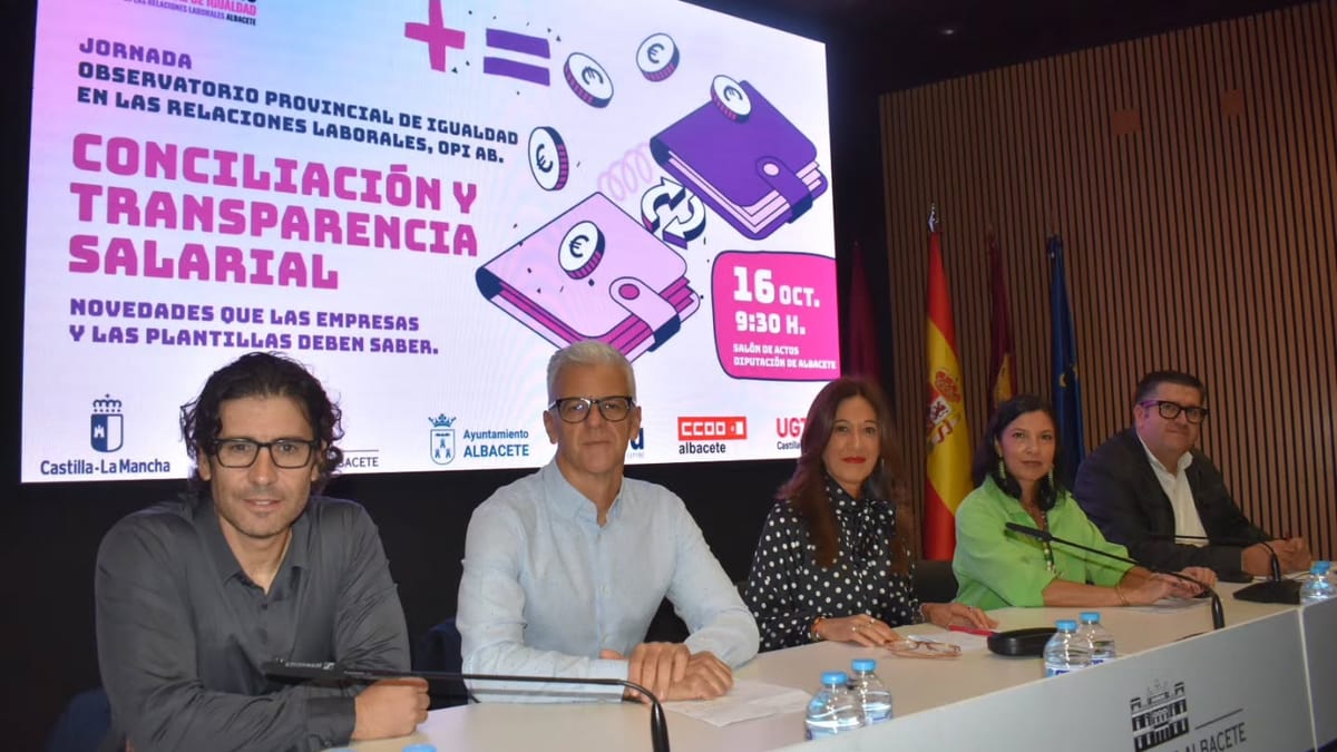 Jornada del Observatorio Provincial de Igualdad en las Relaciones Laborales celebrada en la Diputación de Albacete