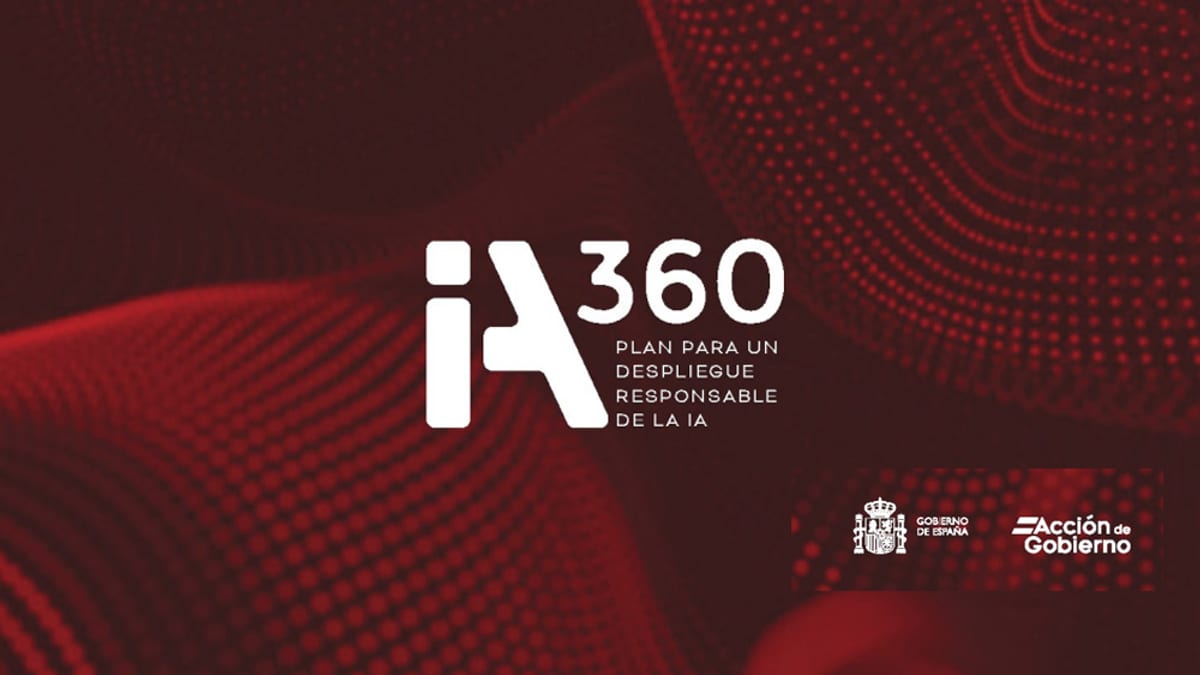 Logo del Plan iA360 del Gobierno de España para despliegue responsable de inteligencia artificial