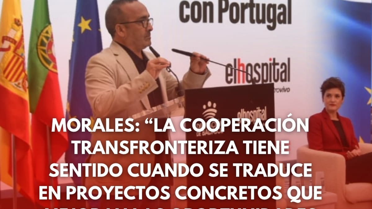 Miguel Ángel Morales, presidente de la Diputación de Cáceres, en la jornada Extremadura en la Unión Europea