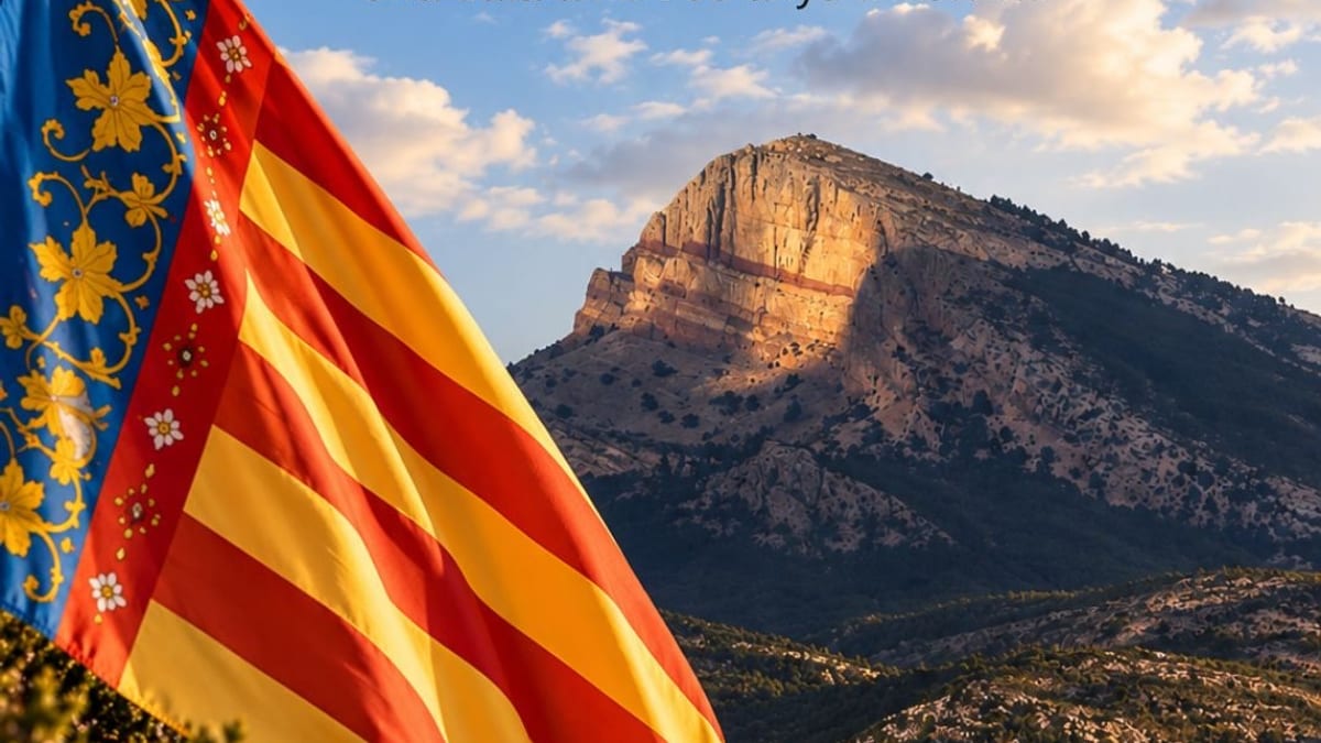 Cartel de la Diputación de Castellón sobre la celebración del 9 de octubre con 788 años de historia