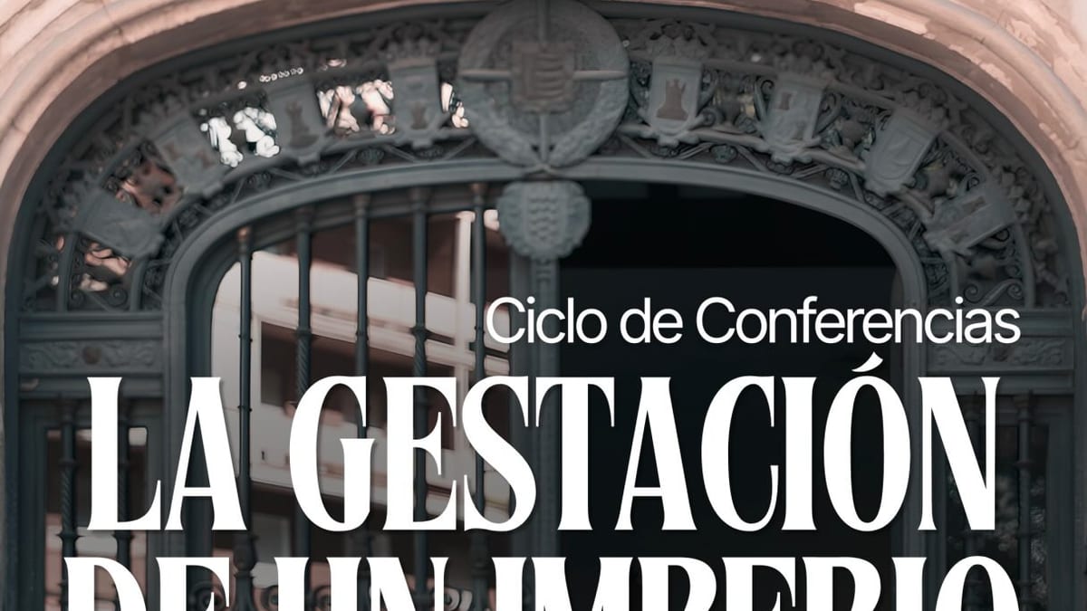 Cartel del ciclo de conferencias 'Gestación de un Imperio' de la Diputación de Valladolid sobre Felipe II